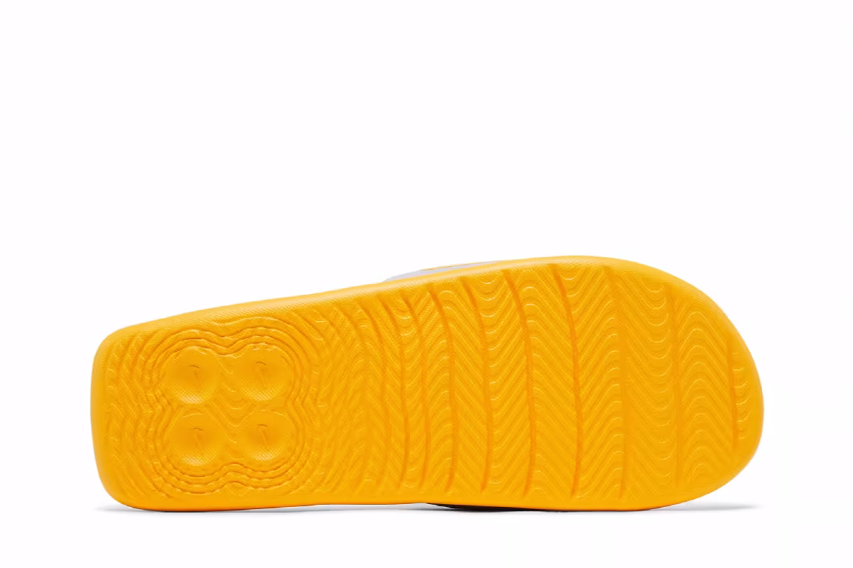 Nike Air Max Cirro Slide Wolf Grey Yellow, view 5