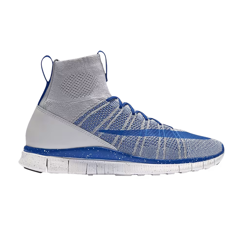 Nike Free Flyknit Mercurial Wolf Grey Game Royal
