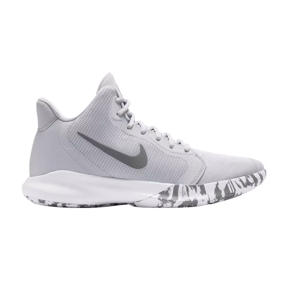 Nike Precision 3 Wolf Grey Camo Sole