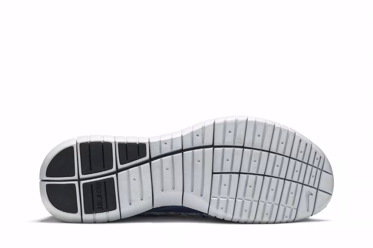 Nike Free Flyknit Chukka Wolf Grey Photo Blue, view 5