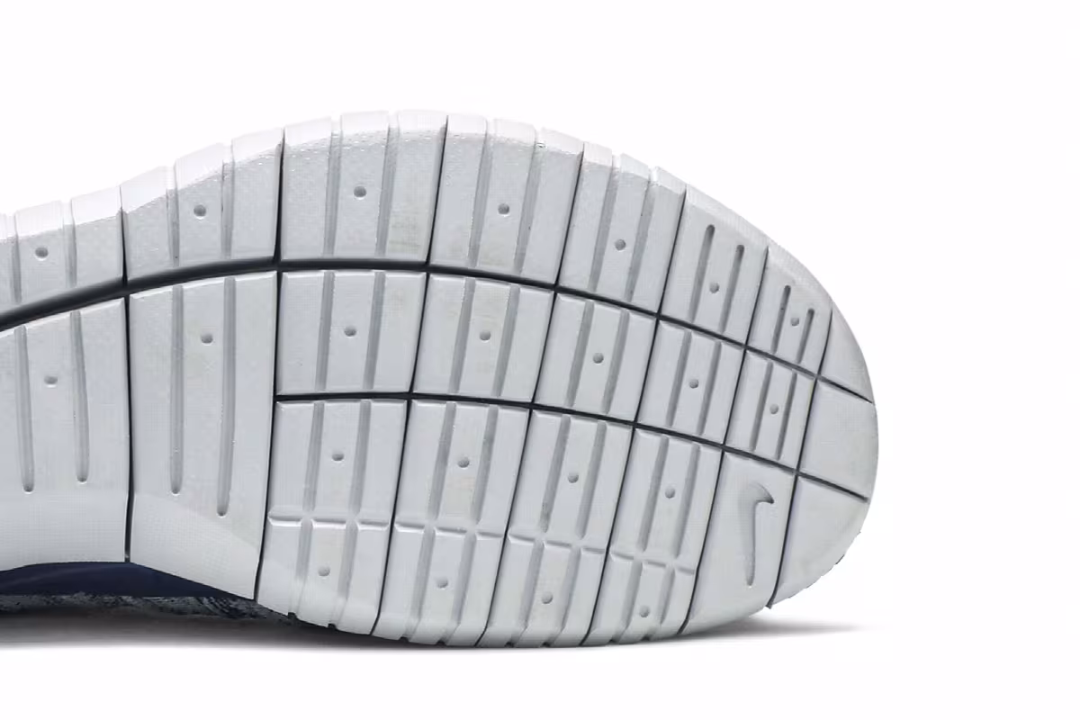 Nike Free Flyknit Chukka Wolf Grey Photo Blue, view 6