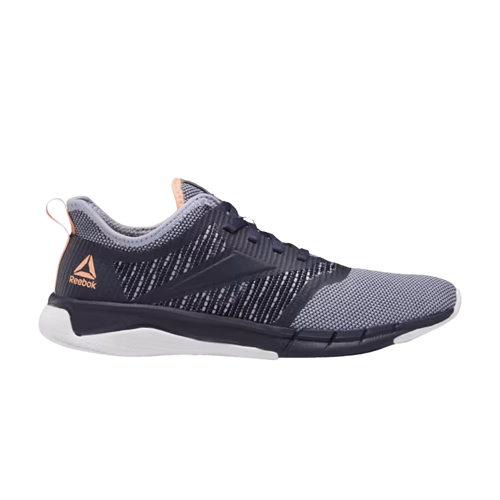 Reebok Women's Print Run 3.0 Navy Blue