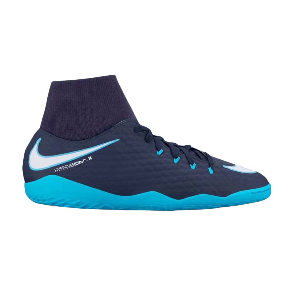 Nike HypervenomX Phelon 3 DF IC Obsidian Gamma Blue