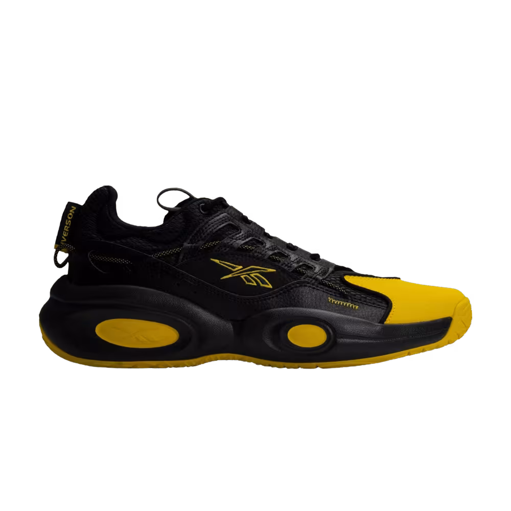 Reebok Solution Mid Black Toxic Yellow