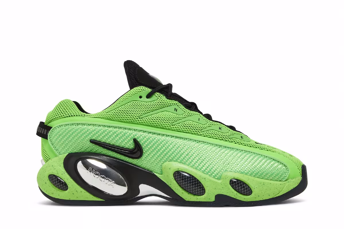 NOCTA x Nike Glide Slime Green, view 2