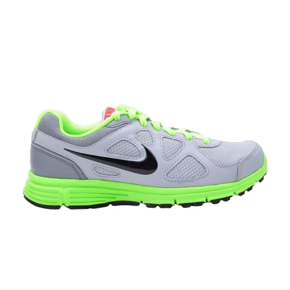 Nike Revolution MSL Wolf Grey Electric Green