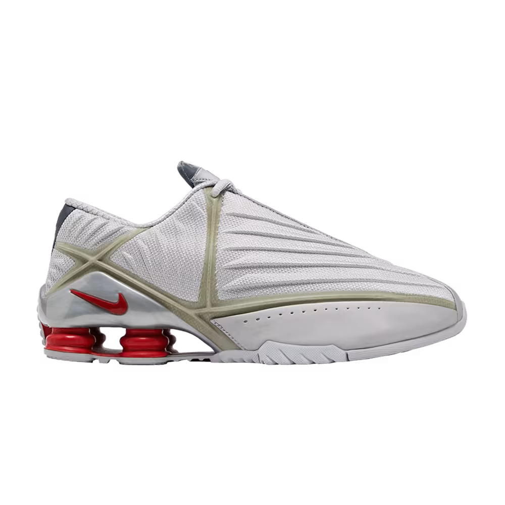 Nike Shox Supreme Metallic Silver Red