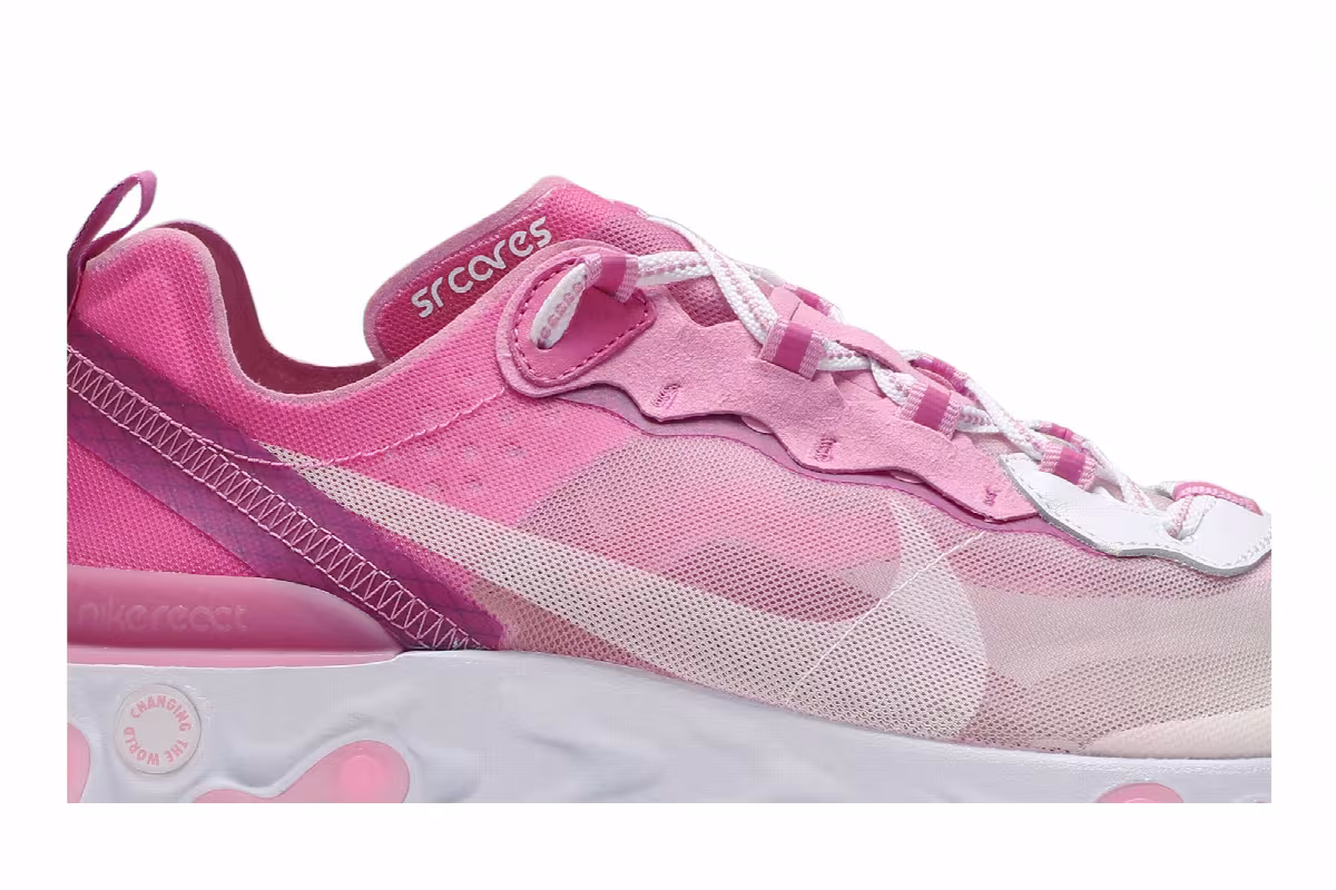 SneakerRoom x Nike React Element 87 Breast Cancer Awareness, view 3