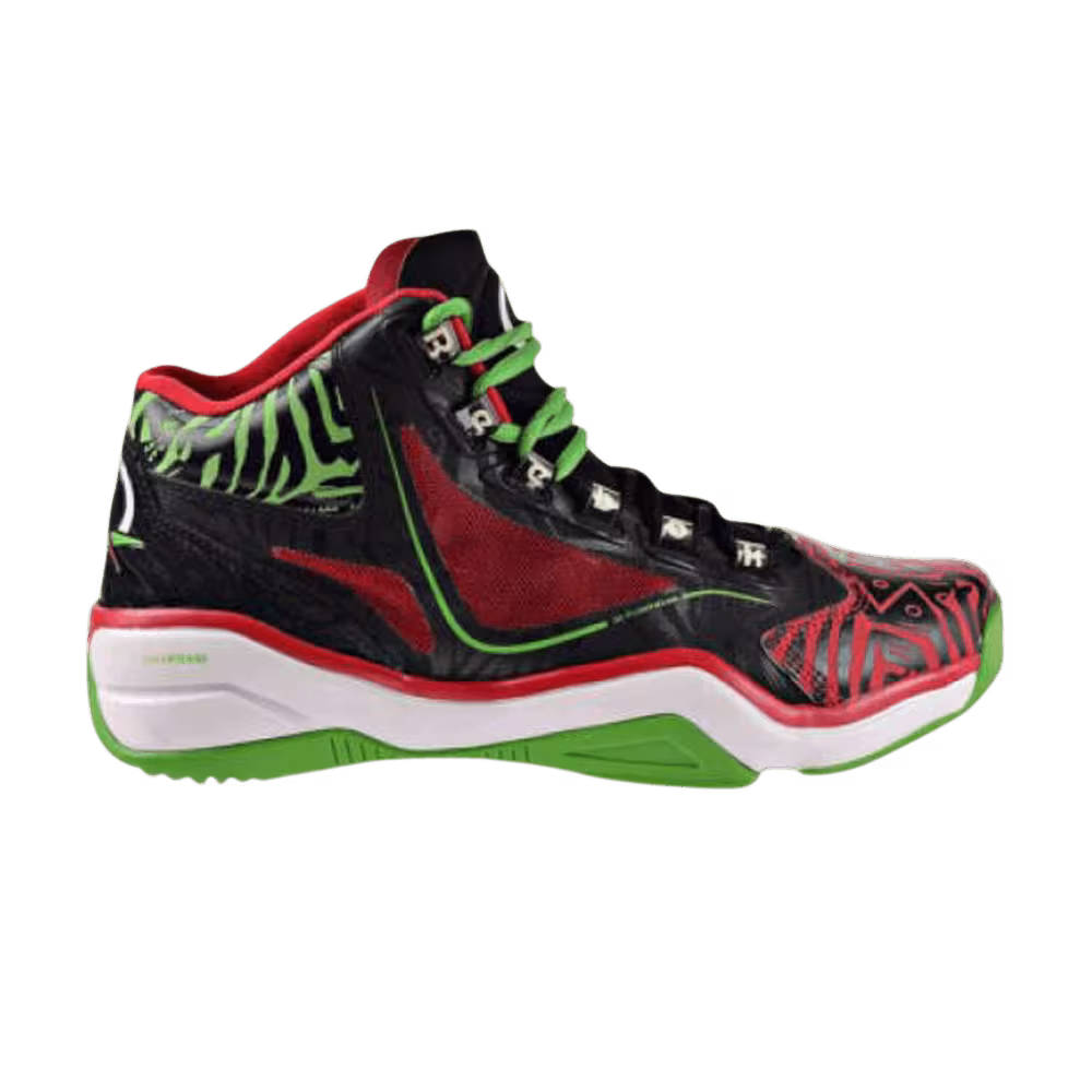 Reebok Q96 CrossExamine Black Red Green