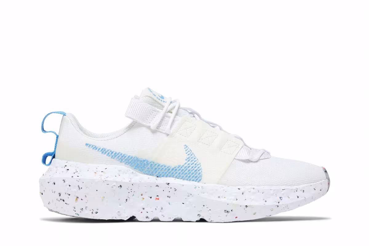 Nike Women's Crater Impact White University Blue, view 2