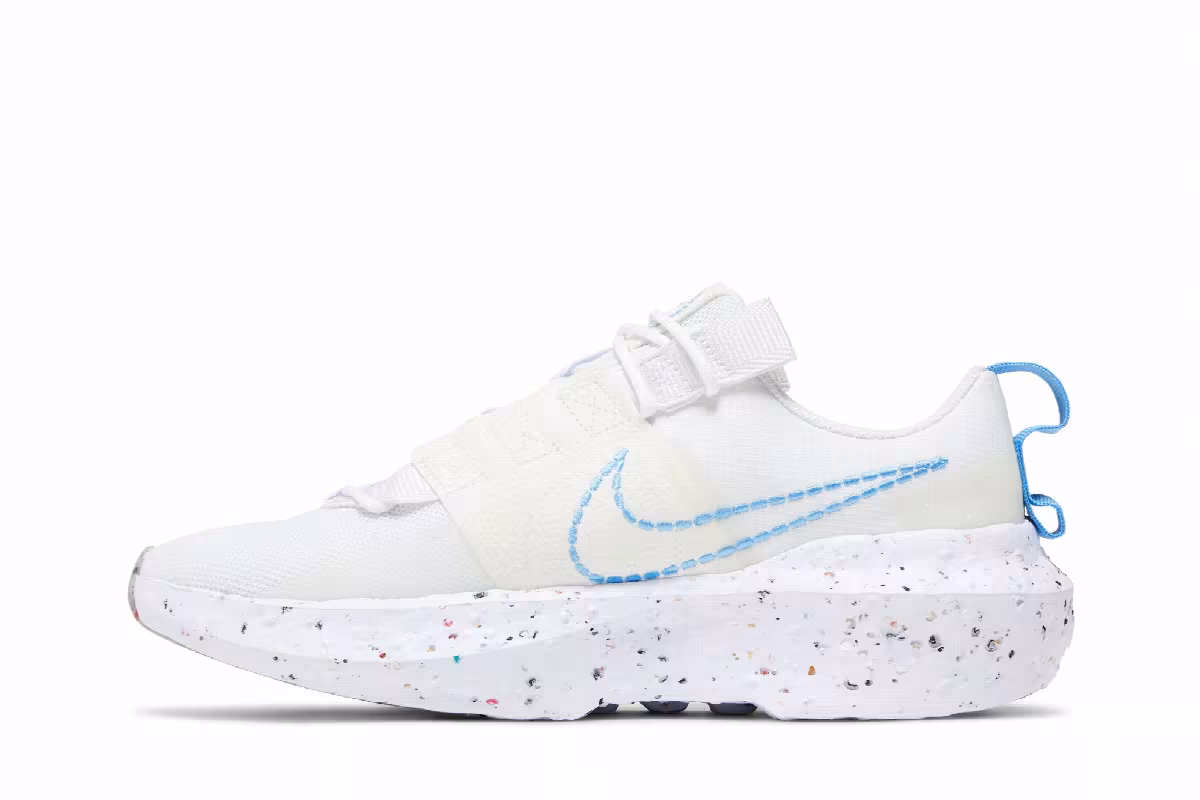 Nike Women's Crater Impact White University Blue, view 4