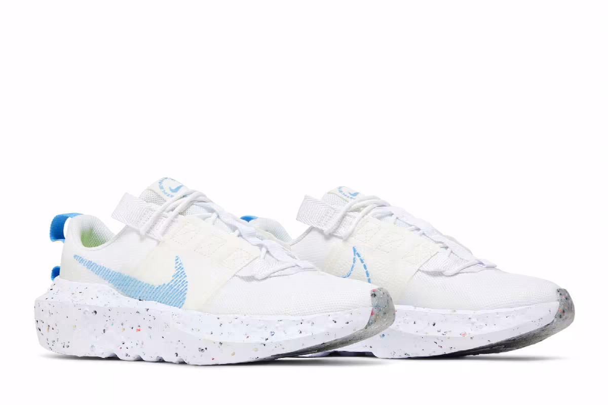 Nike Women's Crater Impact White University Blue, view 9