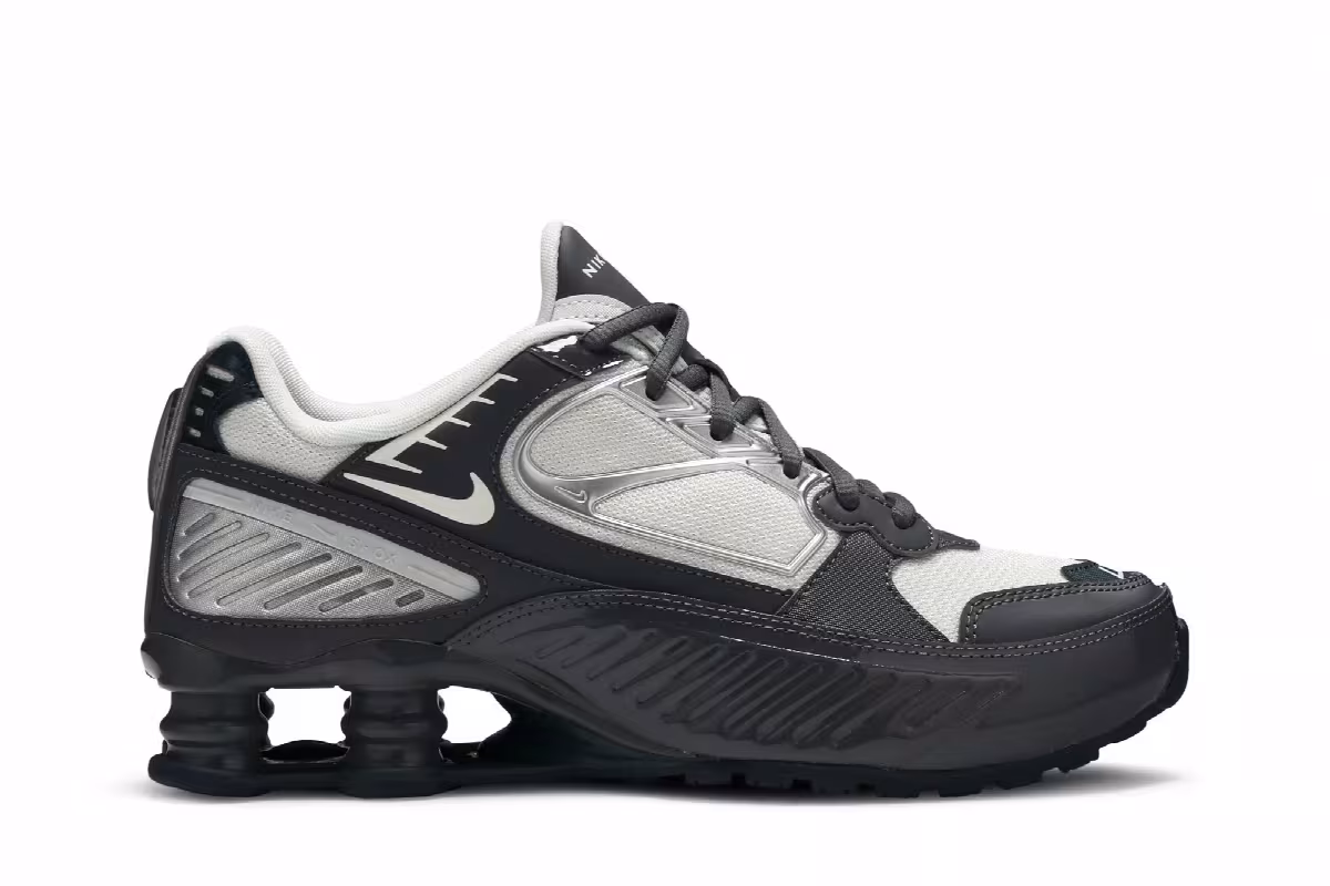 Nike Women's Shox Enigma Dark Grey Turquoise, view 2