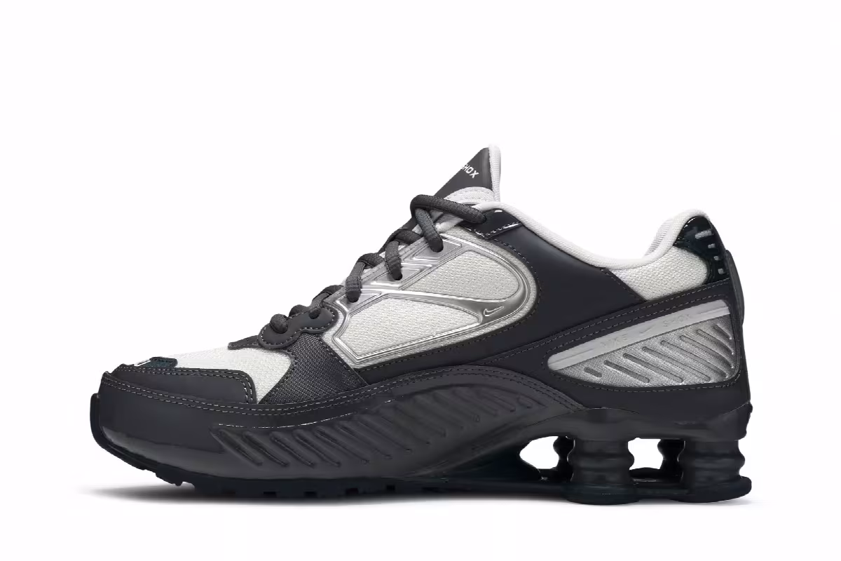 Nike Women's Shox Enigma Dark Grey Turquoise, view 4