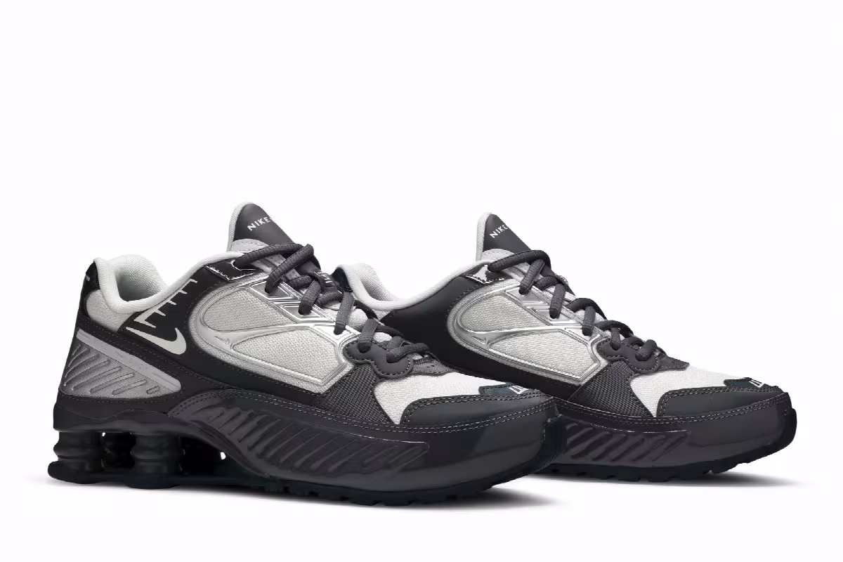 Nike Women's Shox Enigma Dark Grey Turquoise, view 9