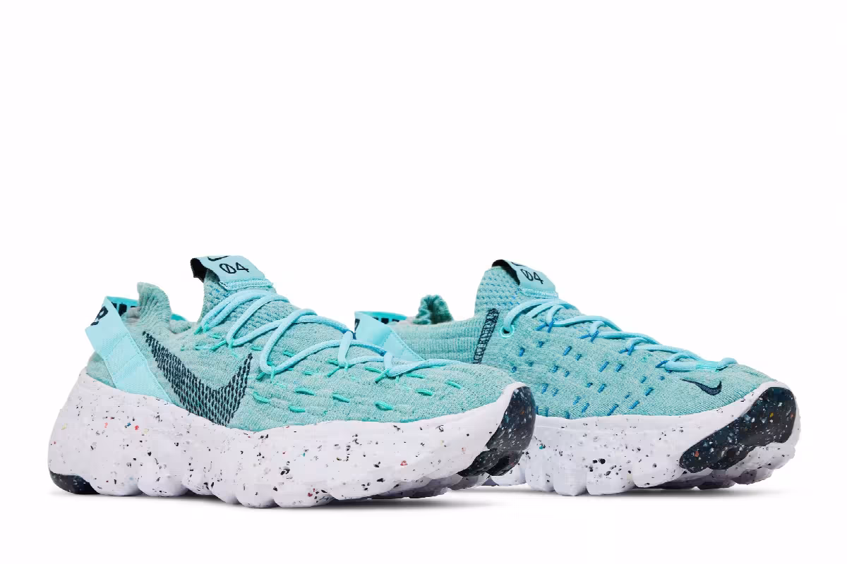 Nike Women's Space Hippie 04 Dynamic Turquoise, view 9