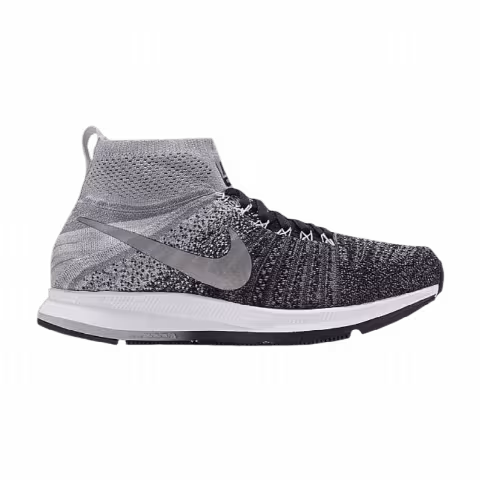 Nike Zoom Pegasus All Out Flyknit GS 'Black Grey'