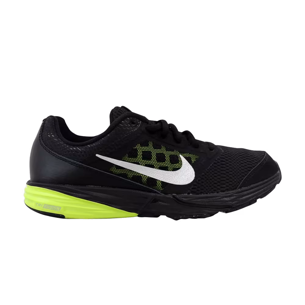 Nike Tri Fusion Run GS Black Volt