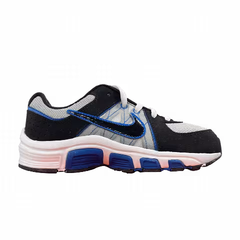 Nike T-Run 5 GS PS 'Metallic Silver Black Blue Spark'