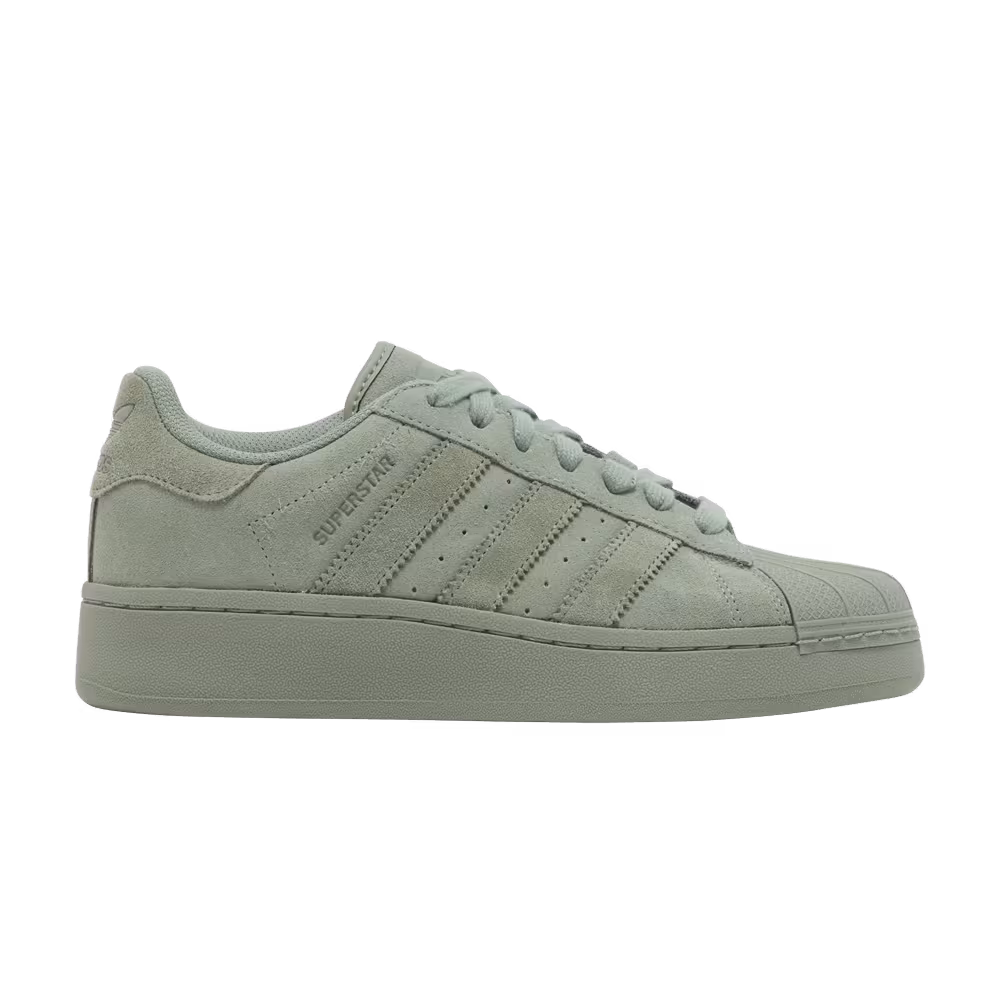 Adidas Women's Superstar XLG Silver Green
