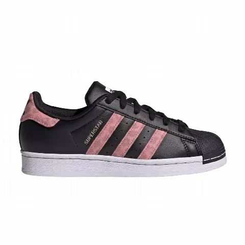 Adidas Superstar Big Kid 'Black Wonder Clay Leopard'