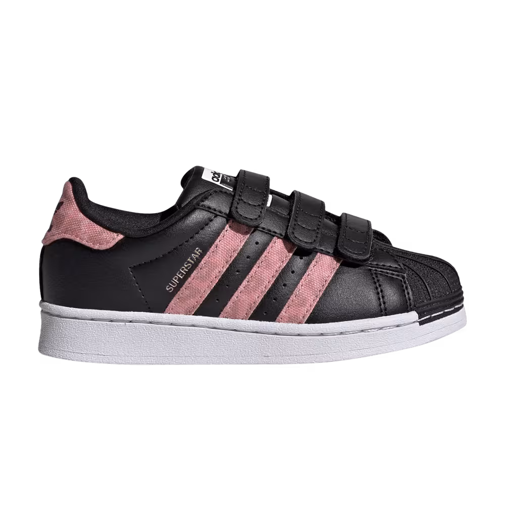 Adidas Superstar Little Kid Black Wonder Clay Leopard