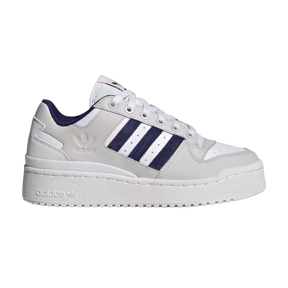 Adidas Women's Forum Bold Crystal White Dark Blue