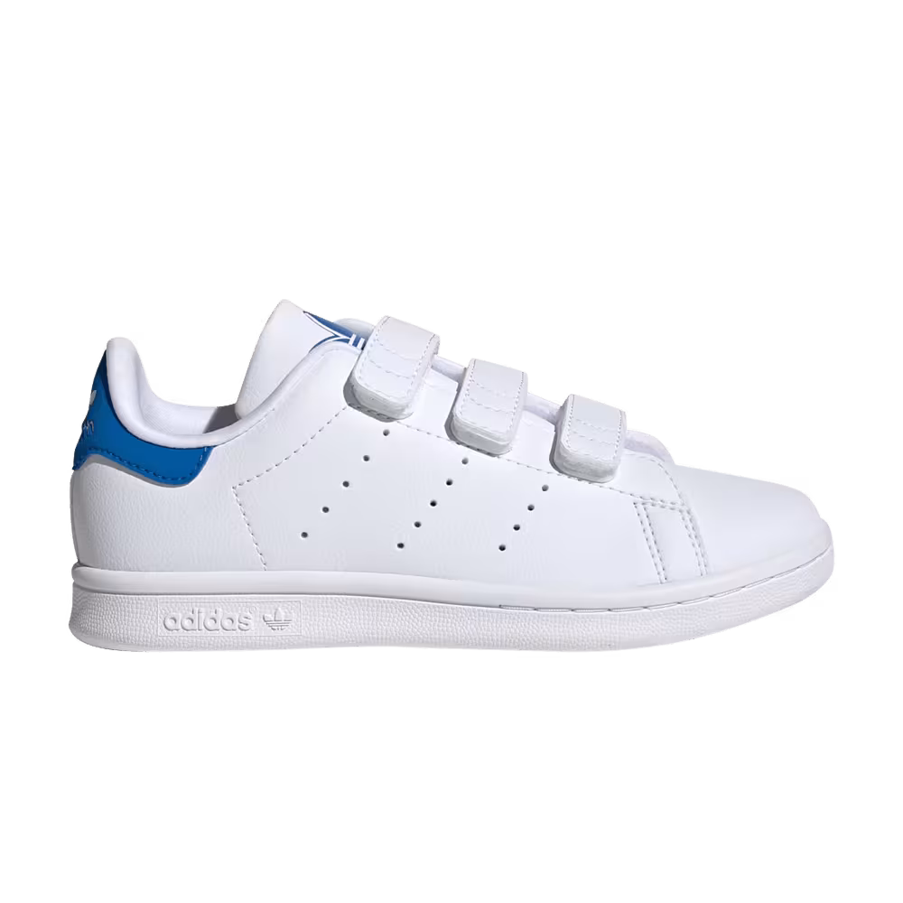 Adidas Stan Smith J White Blue Bird