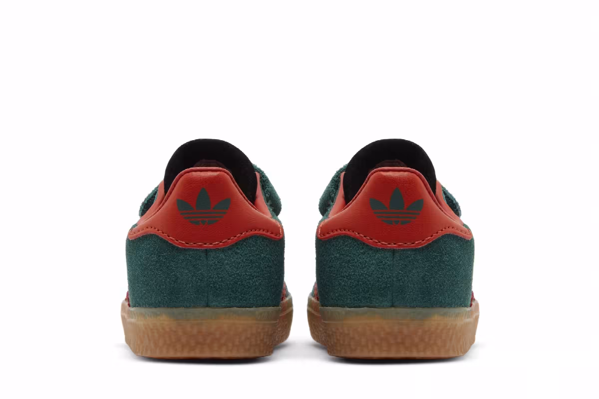 Adidas Gazelle I Collegiate Green Preloved Red, view 7
