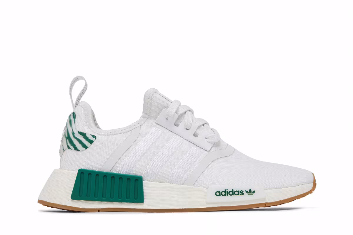Adidas Women's NMD_R1 White Dark Green, view 2