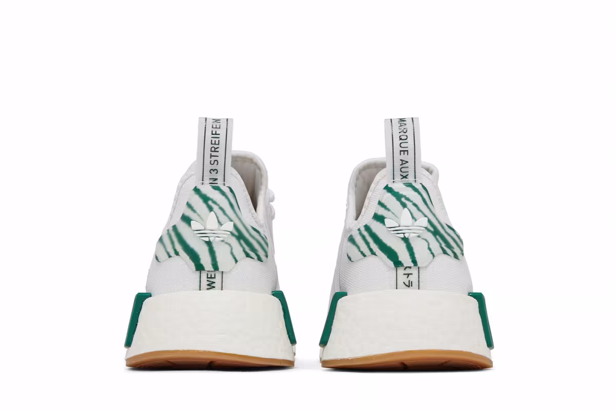 Adidas Women's NMD_R1 White Dark Green, view 7