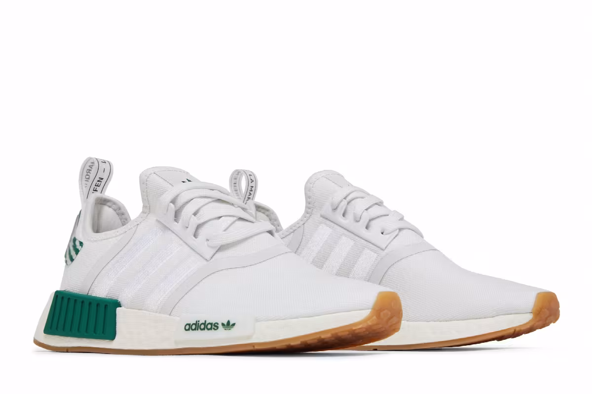 Adidas Women's NMD_R1 White Dark Green, view 9
