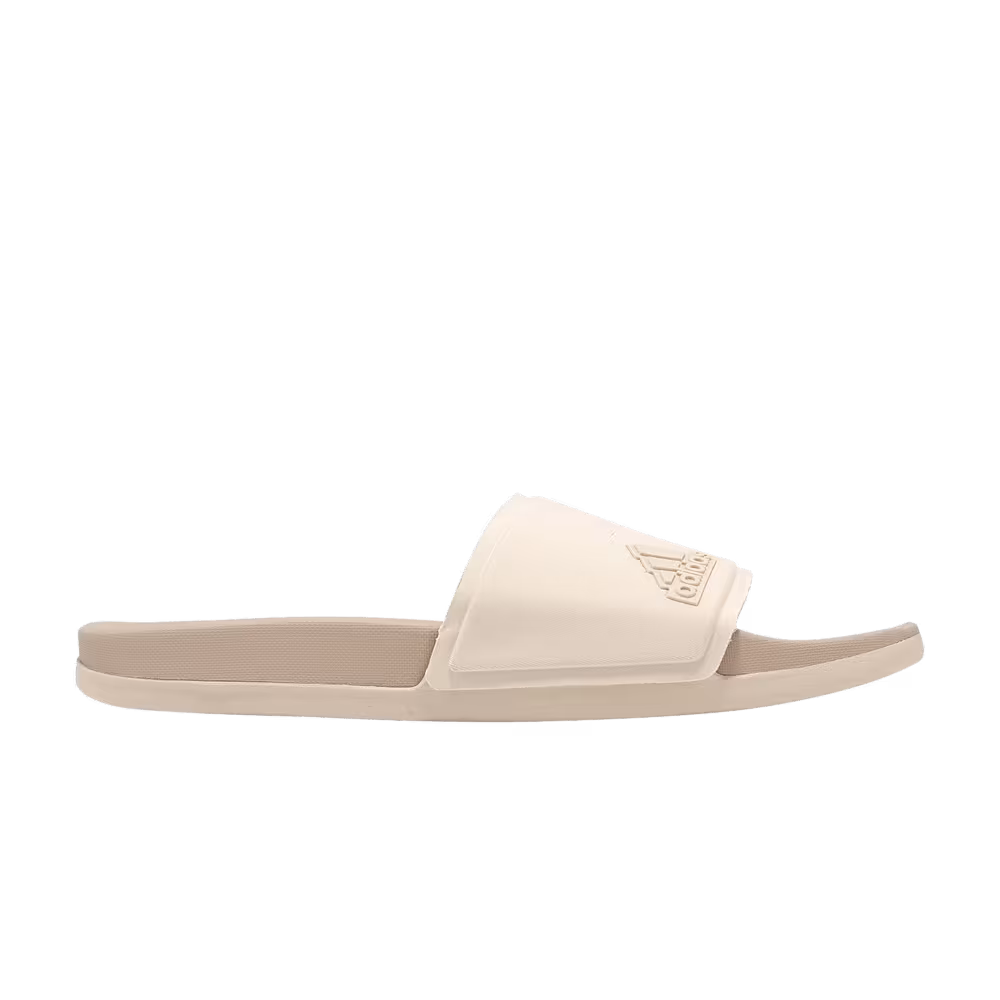 Adidas Adilette Comfort Elevated Slide Crystal Sand Beige