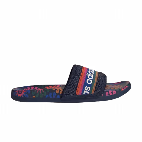 Adidas Wmns Adilette Comfort Slide 'Floral - Night Indigo'