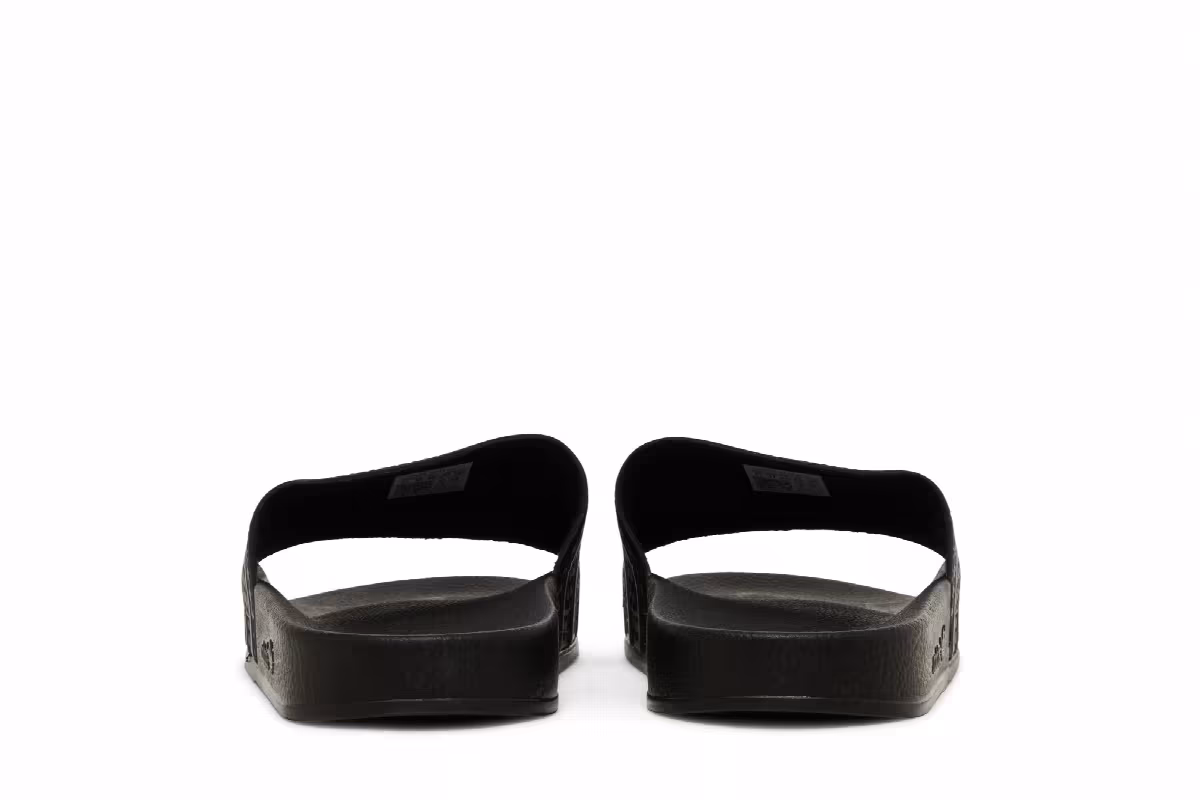 Adidas Adilette Slides Black Carbon, view 7