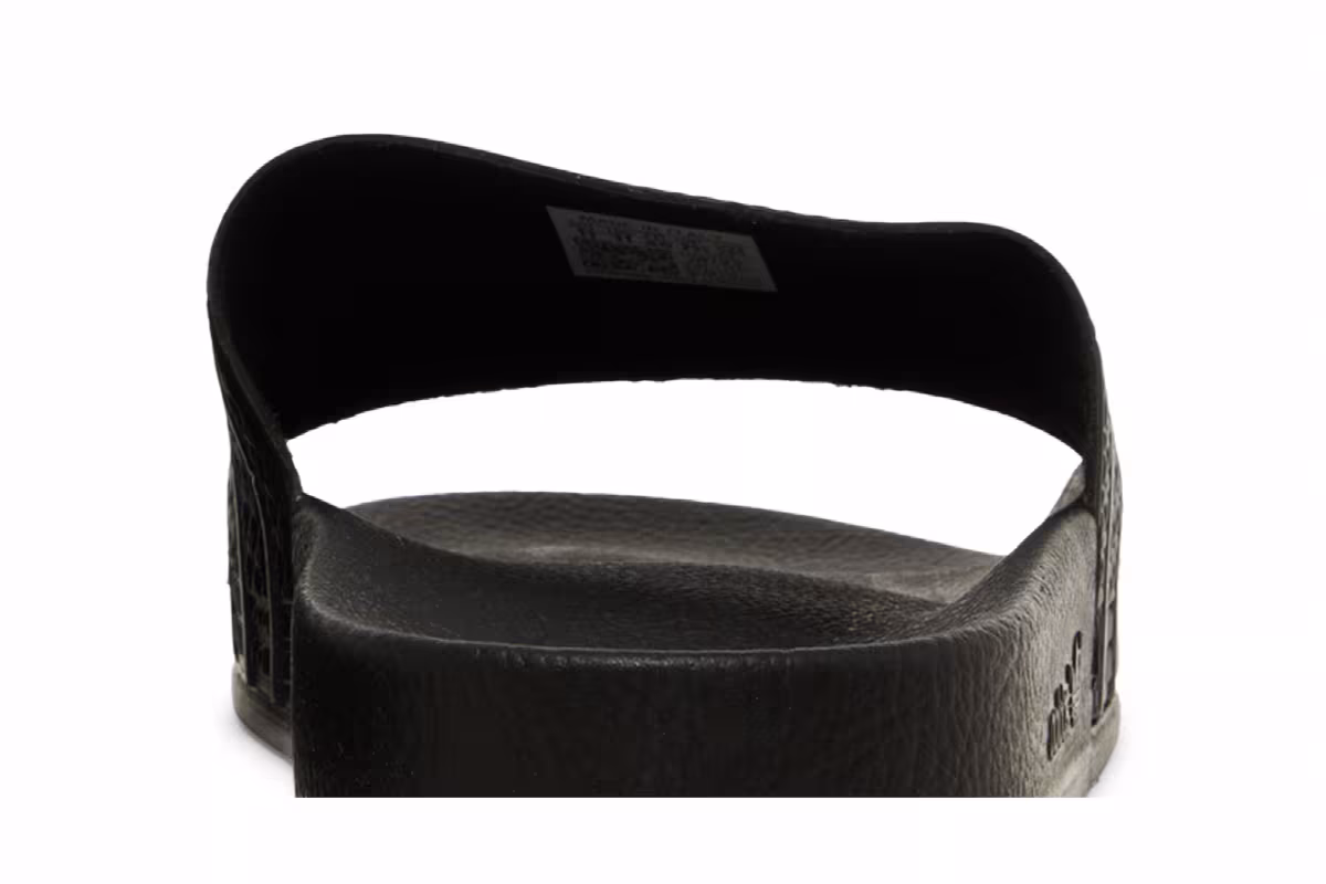 Adidas Adilette Slides Black Carbon, view 8