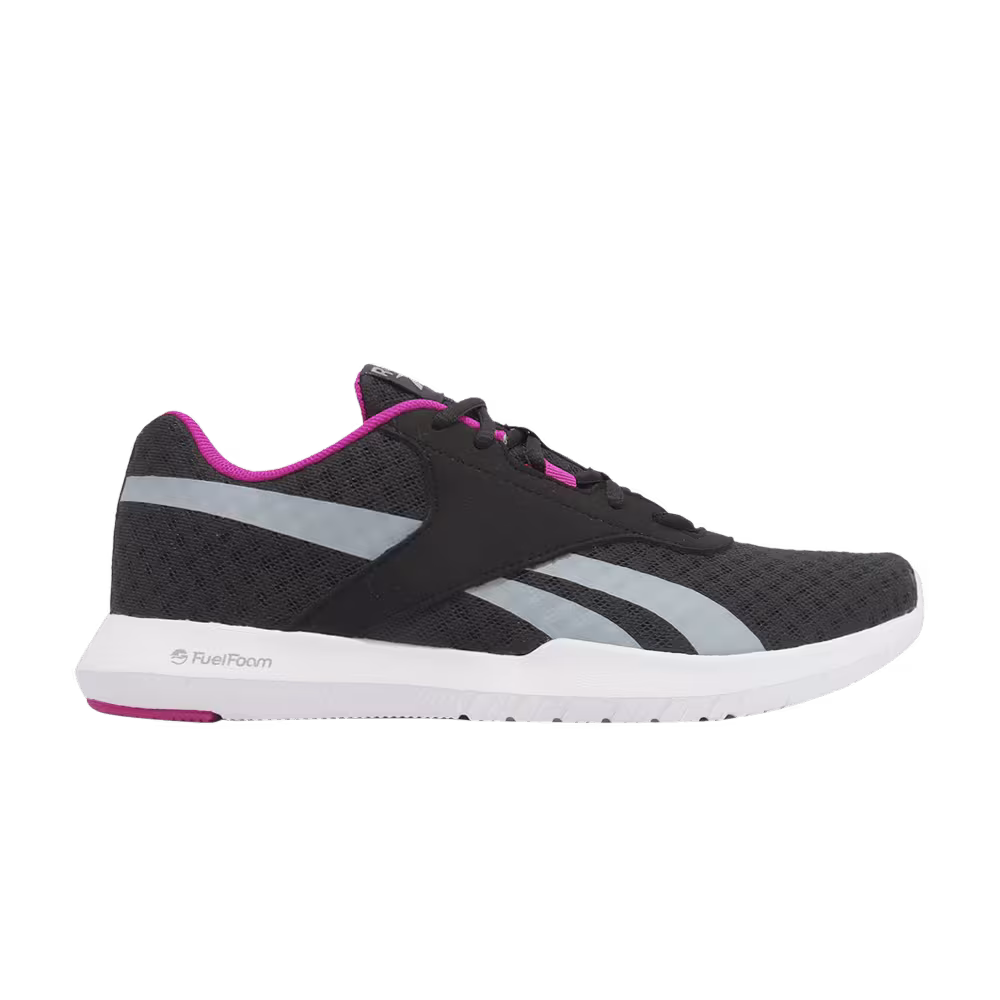 Reebok Women's Reago Essential 2 Black Meteor Grey Pink
