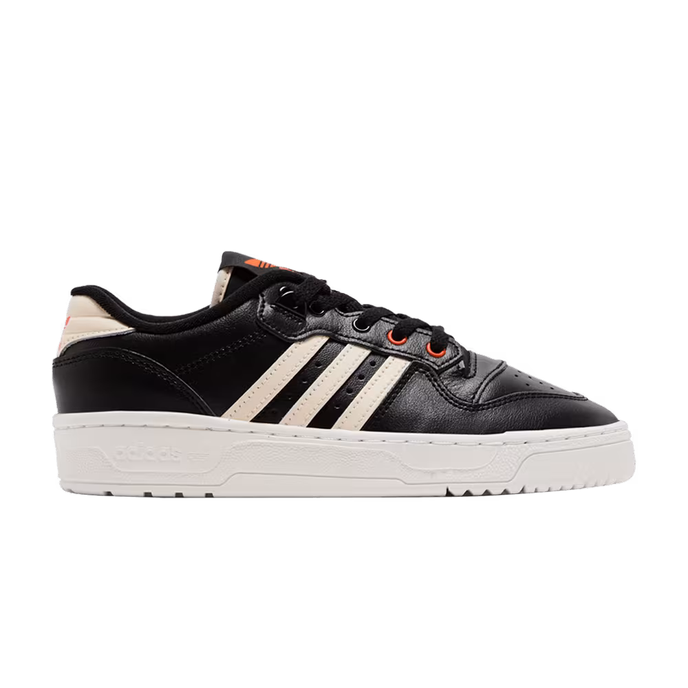 Adidas Women's Rivalry Low Black Impact Orange