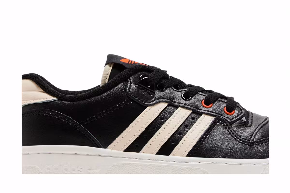 Adidas Women's Rivalry Low Black Impact Orange, view 3