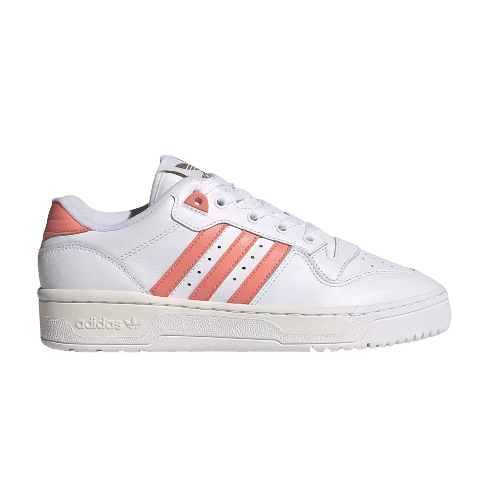 Adidas Women's Rivalry Low White Coral Fusion