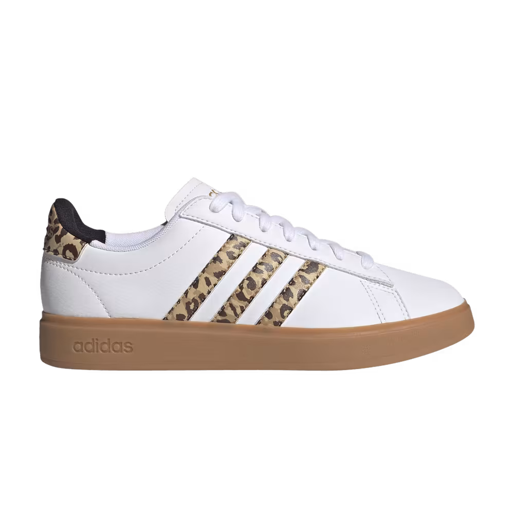 Adidas Women's Grand Court Cloudfoam Leopard