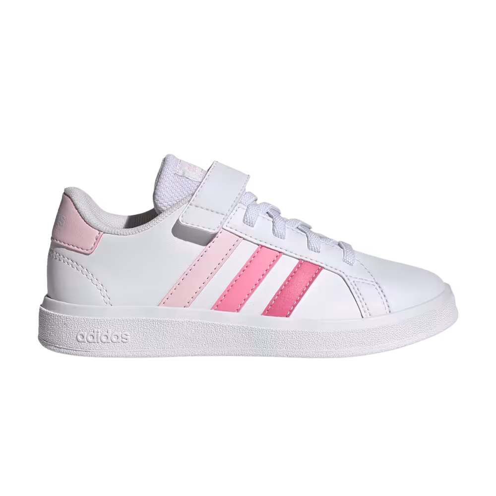 Adidas Grand Court J White Pink Fusion