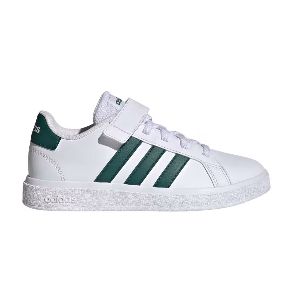 Adidas Grand Court J White Collegiate Green