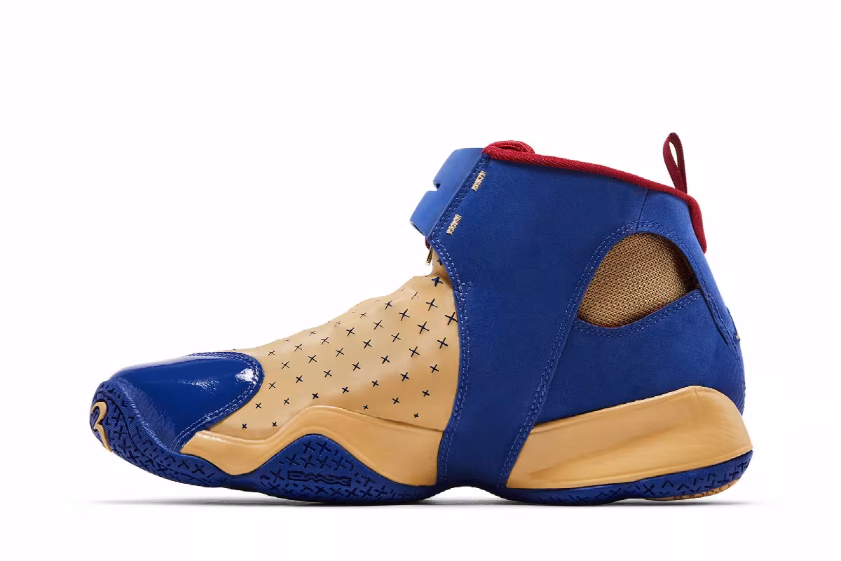 Reebok Answer X Pump Royal Gold Red, view 4