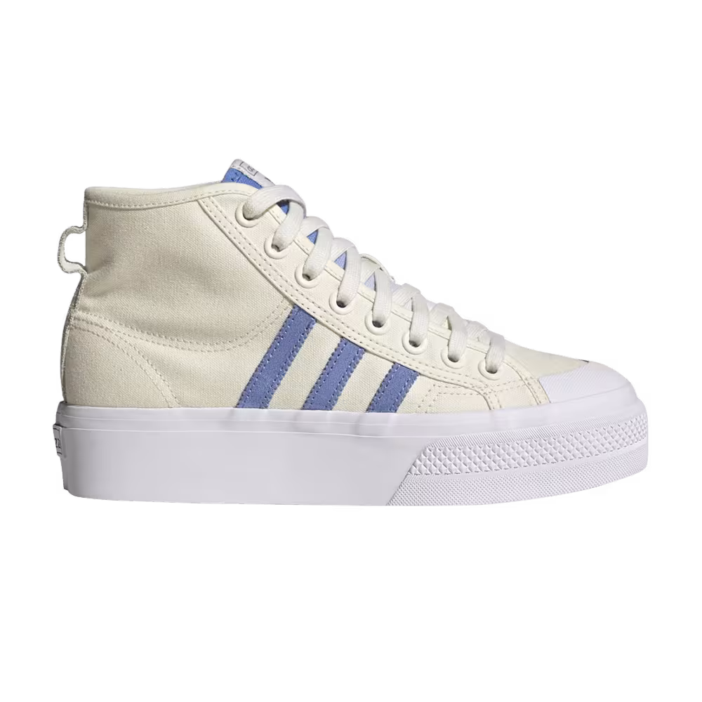 Adidas Women's Nizza Platform Mid Blue Fusion