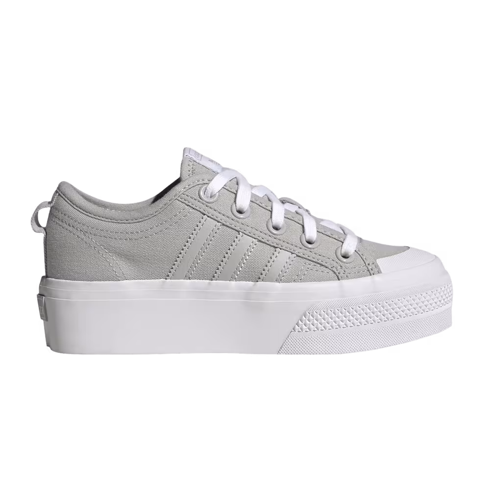 Adidas Nizza Platform Big Kid Grey White