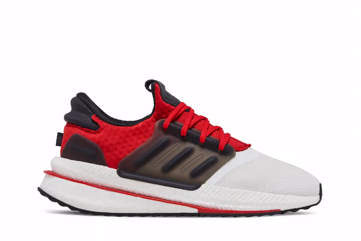 Adidas X_PLRBOOST White Vivid Red, view 2