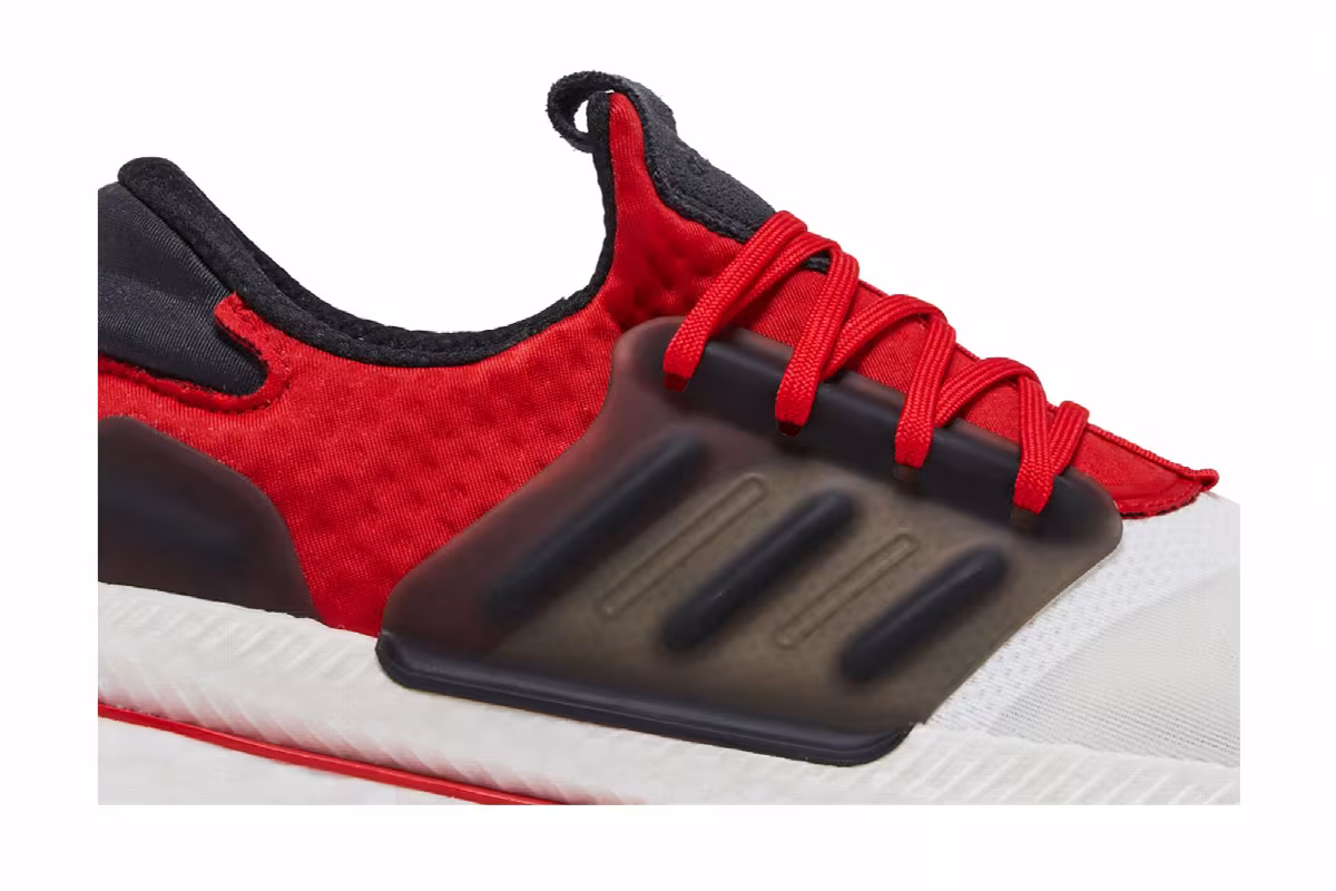 Adidas X_PLRBOOST White Vivid Red, view 3