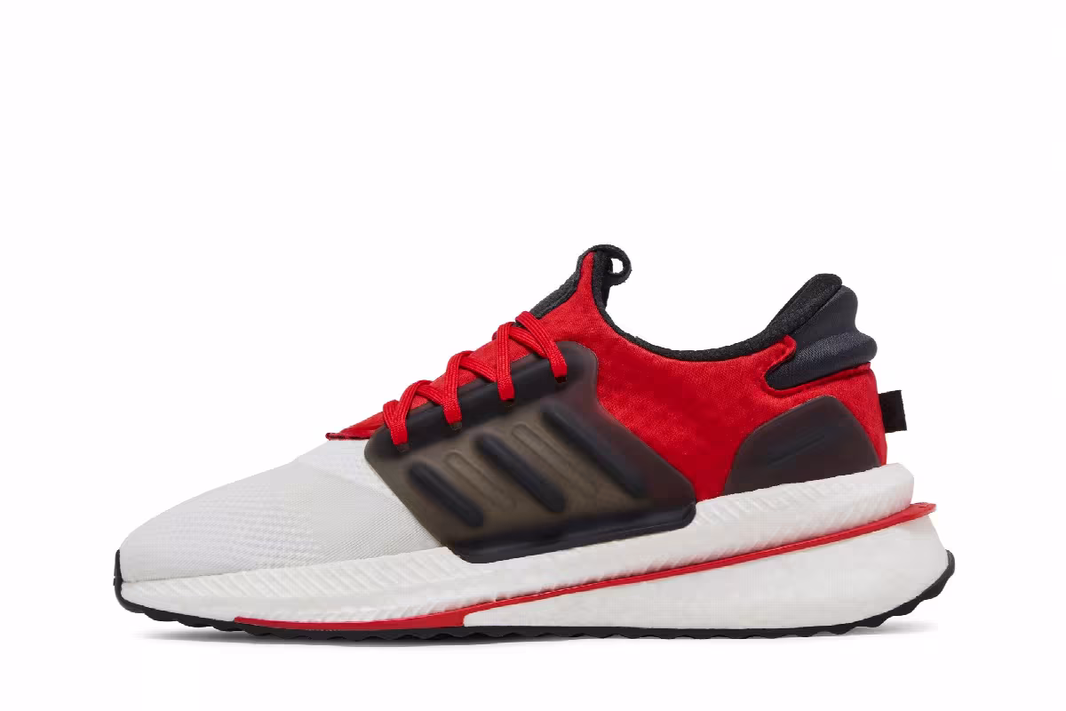 Adidas X_PLRBOOST White Vivid Red, view 4