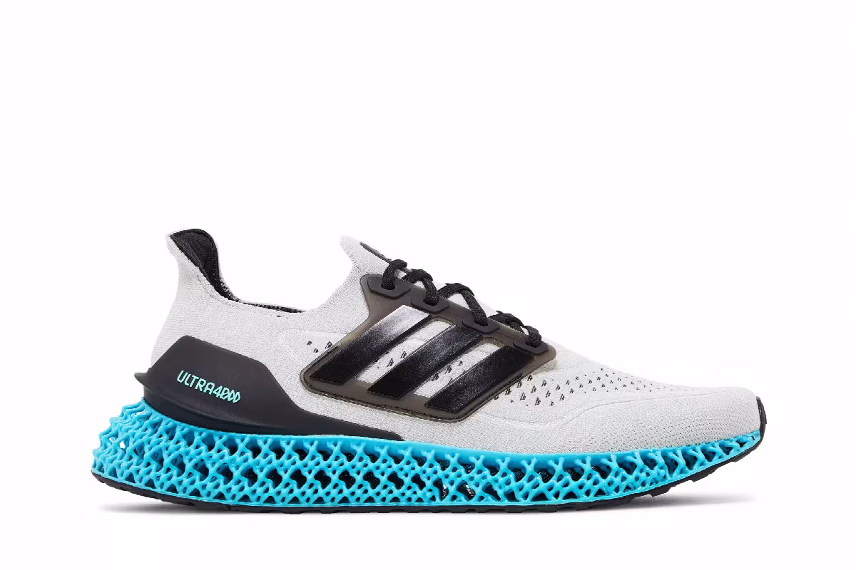 adidas Ultra 4DFWD Wonder Silver Lucid Cyan, view 2